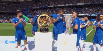 率领全队环, 展示奖杯